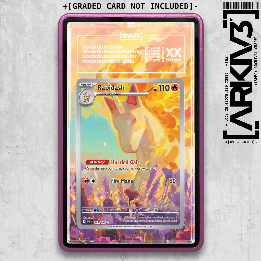 ARKIV3 TAG graded front - Purple