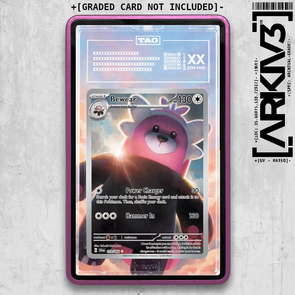 ARKIV3 TAG graded front - Purple