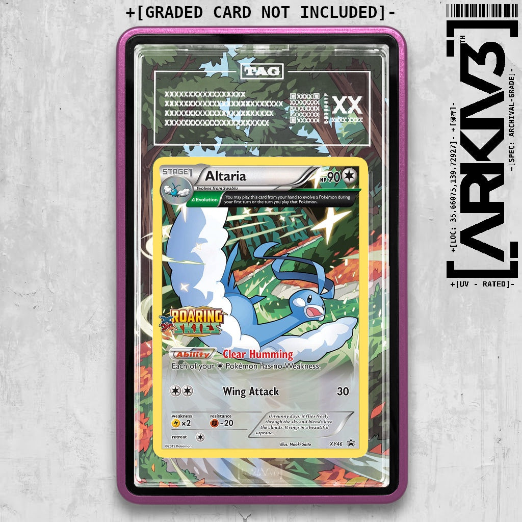 ARKIV3 TAG graded front - Purple