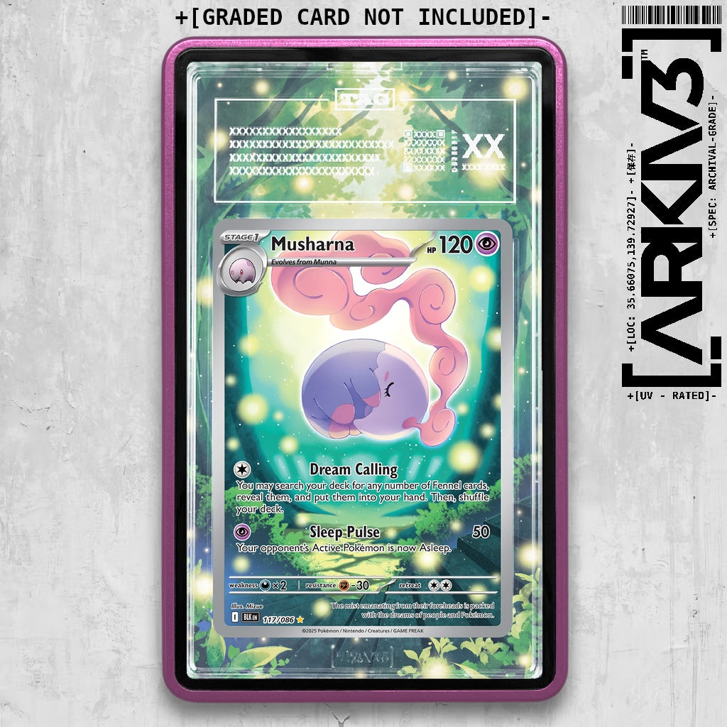 ARKIV3 TAG graded front - Purple