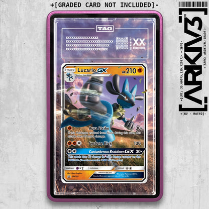 ARKIV3 TAG graded front - Purple