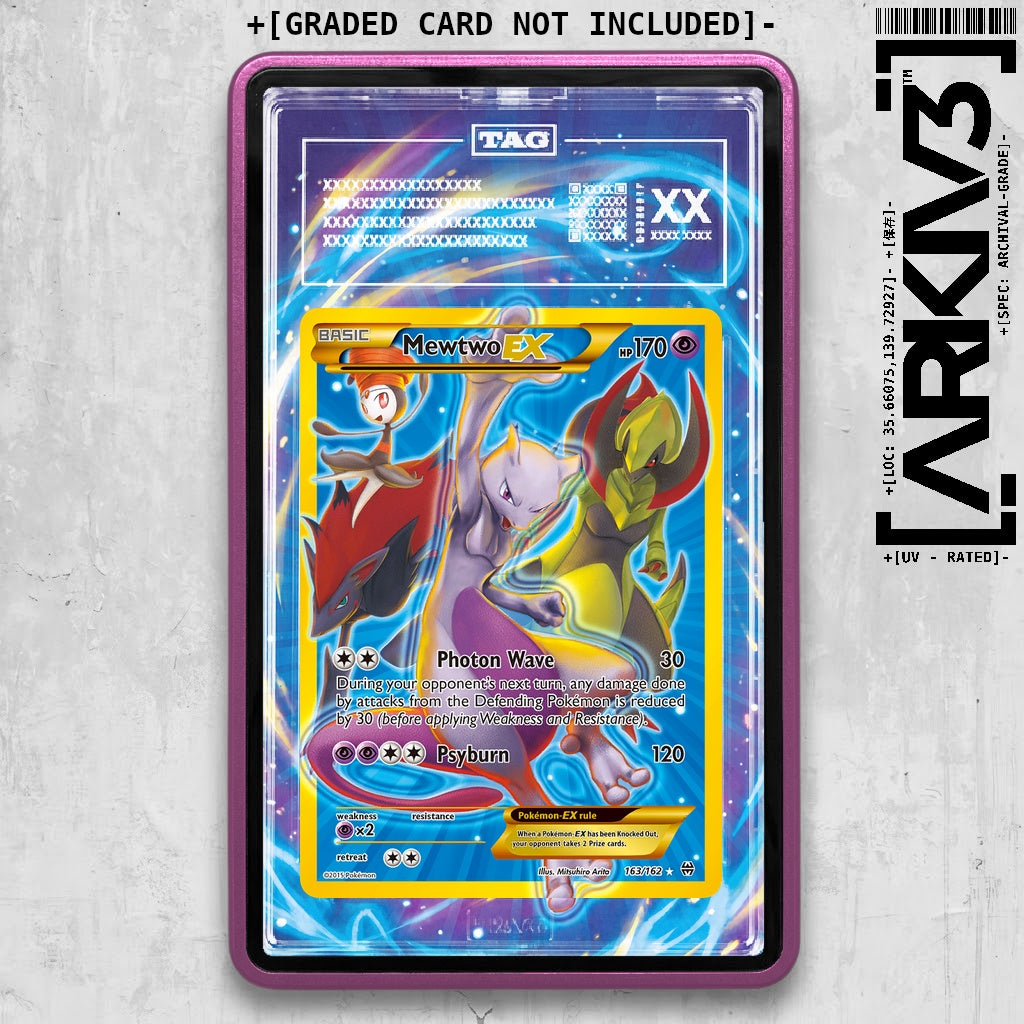 ARKIV3 TAG graded front - Purple