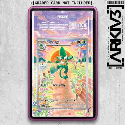 ARKIV3 TAG graded front - Purple
