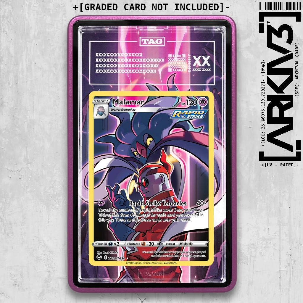 ARKIV3 TAG graded front - Purple