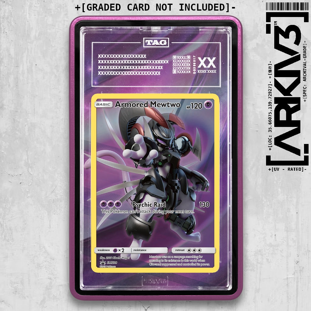 ARKIV3 TAG graded front - Purple