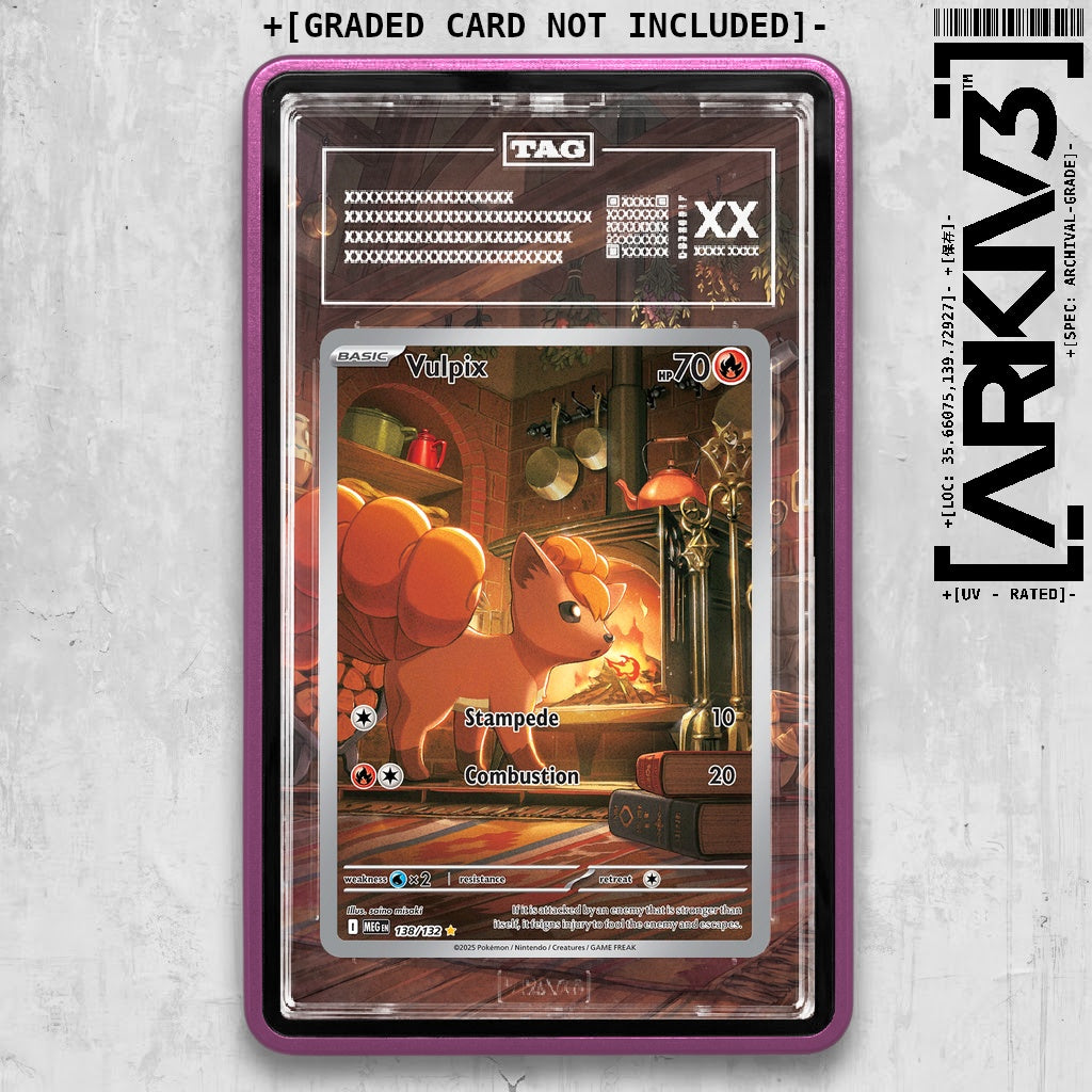 ARKIV3 TAG graded front - Purple