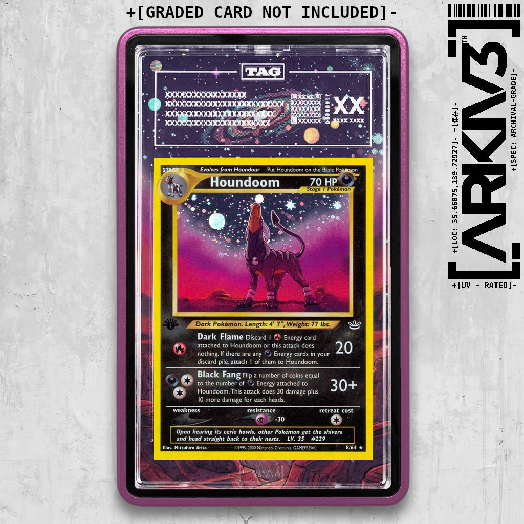 ARKIV3 TAG graded front - Purple
