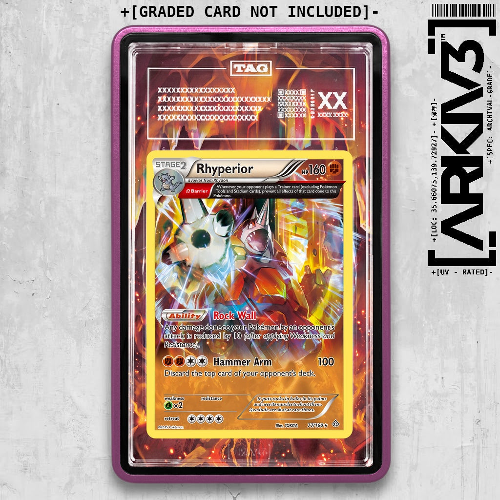 ARKIV3 TAG graded front - Purple