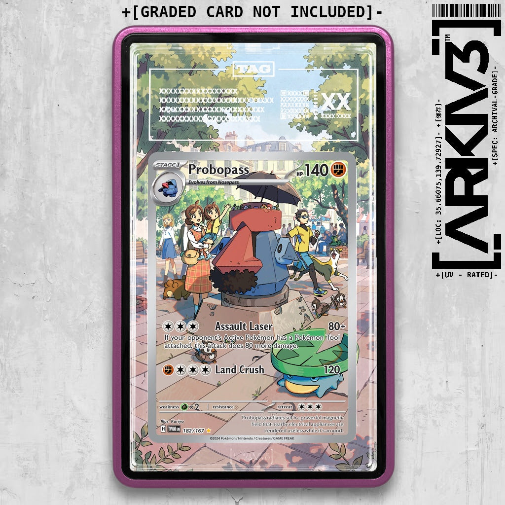 ARKIV3 TAG graded front - Purple