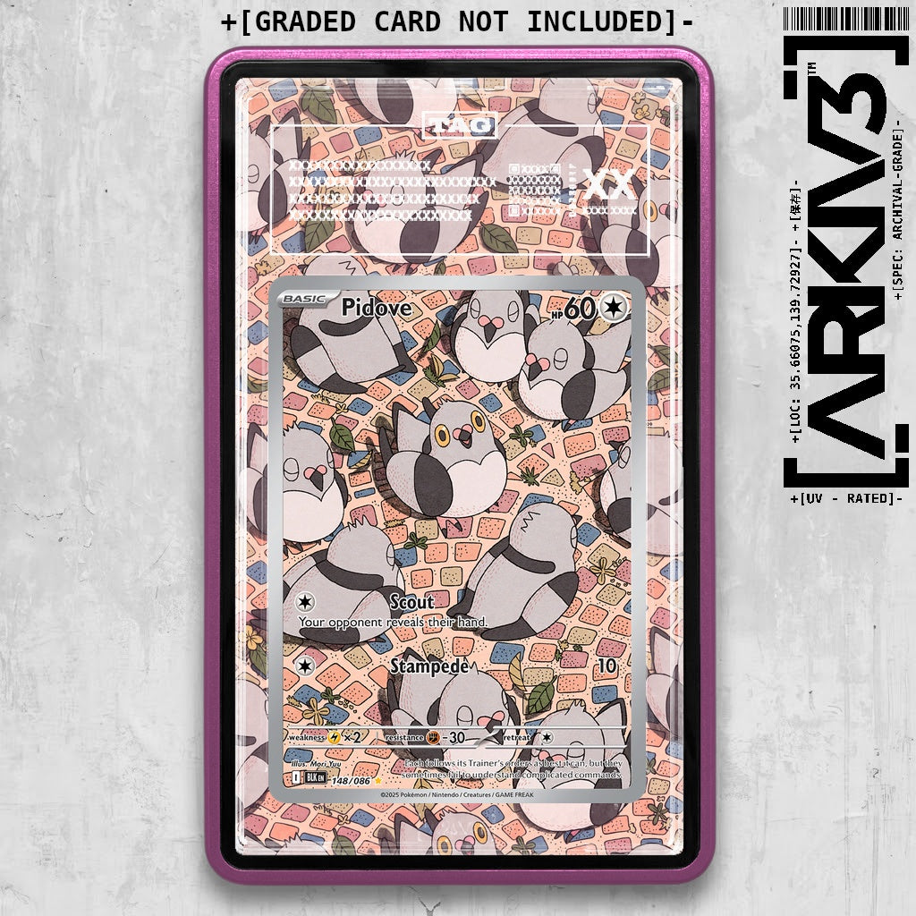 ARKIV3 TAG graded front - Purple