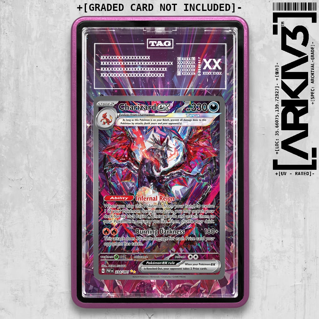 ARKIV3 TAG graded front - Purple