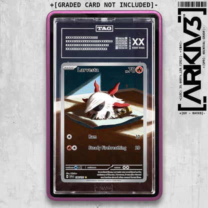 ARKIV3 TAG graded front - Purple