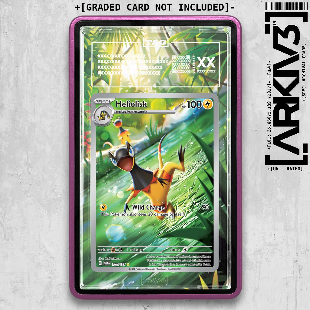 ARKIV3 TAG graded front - Purple