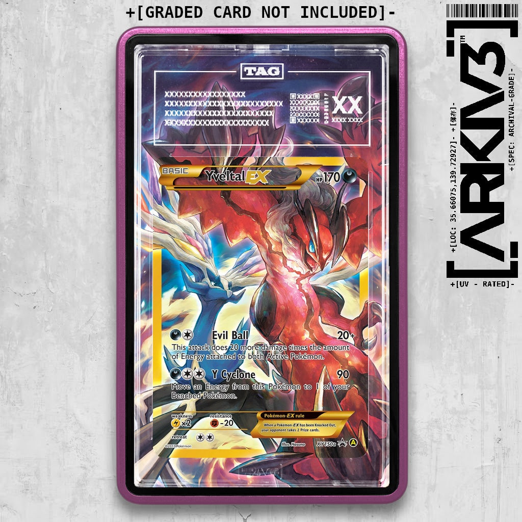 ARKIV3 TAG graded front - Purple