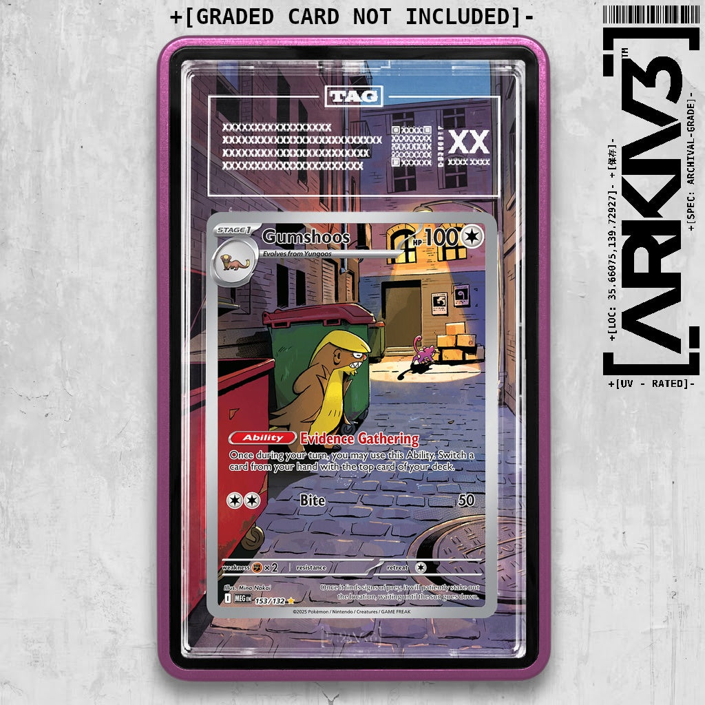 ARKIV3 TAG graded front - Purple
