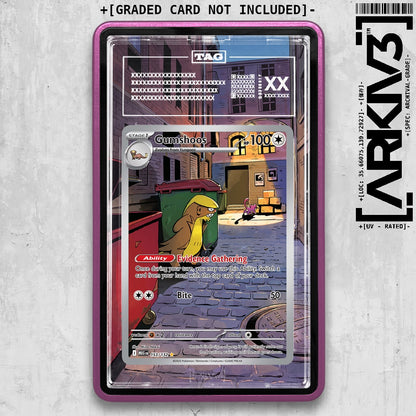 ARKIV3 TAG graded front - Purple