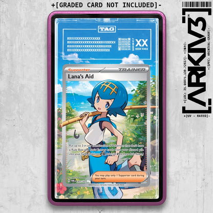 ARKIV3 TAG graded front - Purple