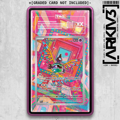 ARKIV3 TAG graded front - Purple