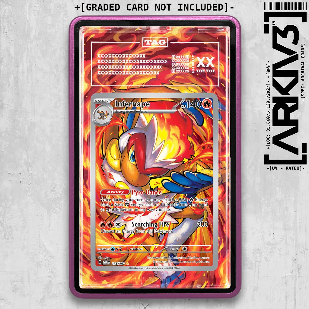 ARKIV3 TAG graded front - Purple