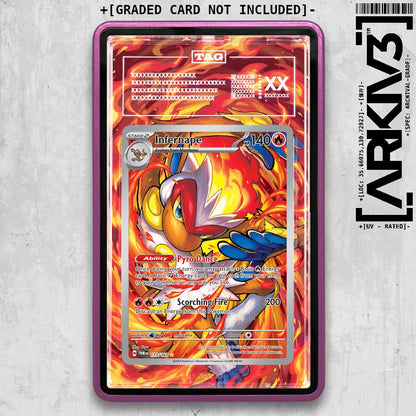 ARKIV3 TAG graded front - Purple