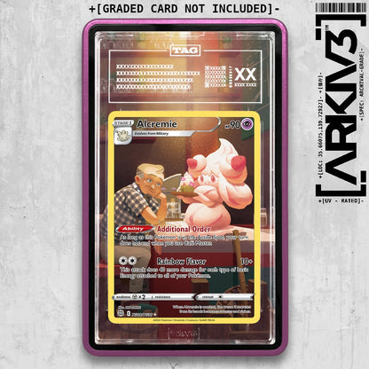 ARKIV3 TAG graded front - Purple