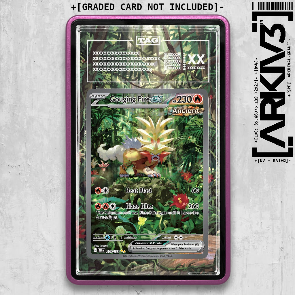 ARKIV3 TAG graded front - Purple