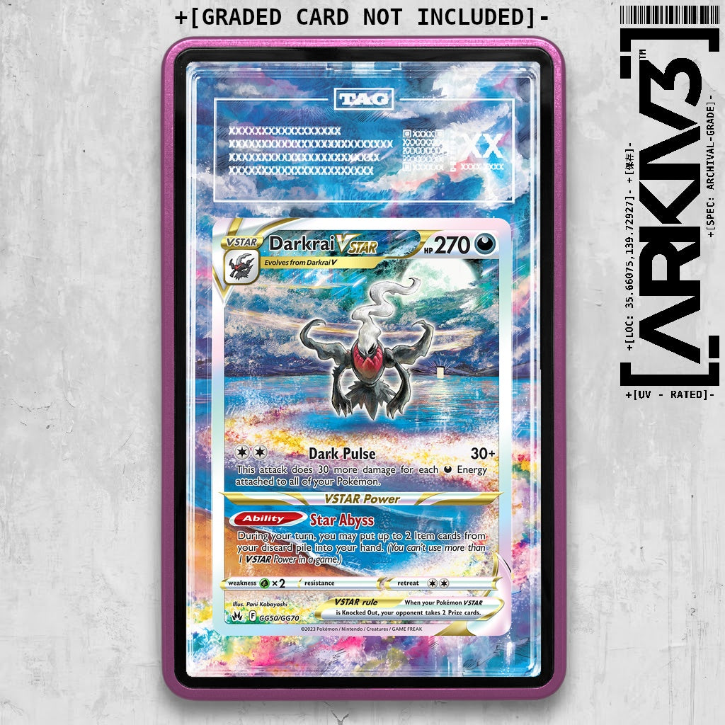 ARKIV3 TAG graded front - Purple