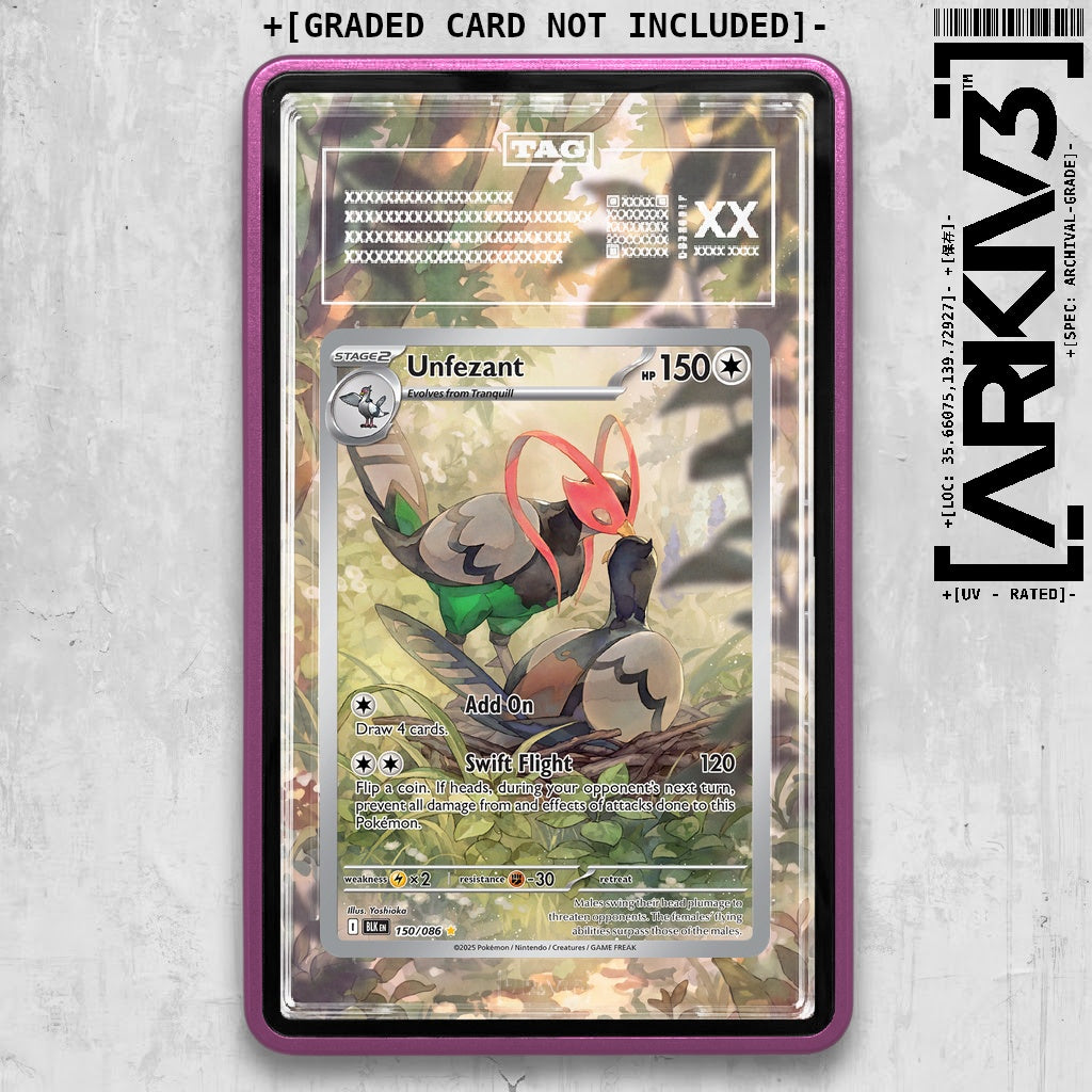 ARKIV3 TAG graded front - Purple