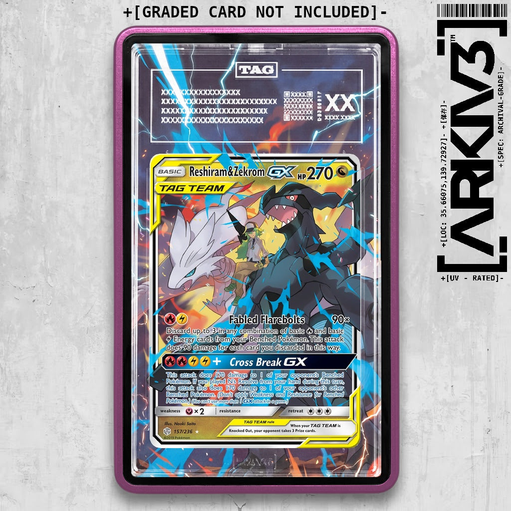 ARKIV3 TAG graded front - Purple