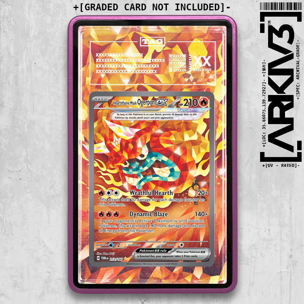ARKIV3 TAG graded front - Purple