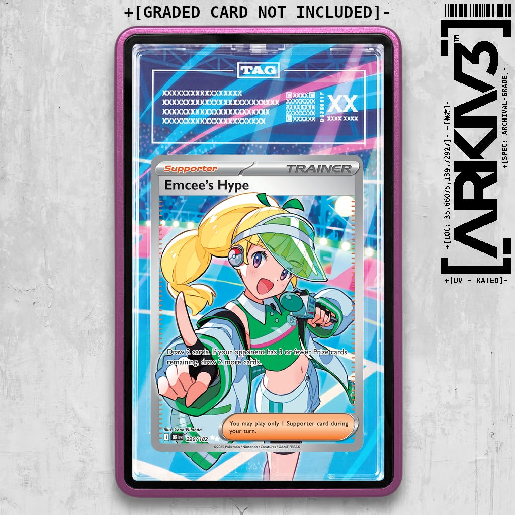 ARKIV3 TAG graded front - Purple