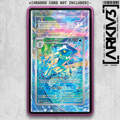 ARKIV3 TAG graded front - Purple