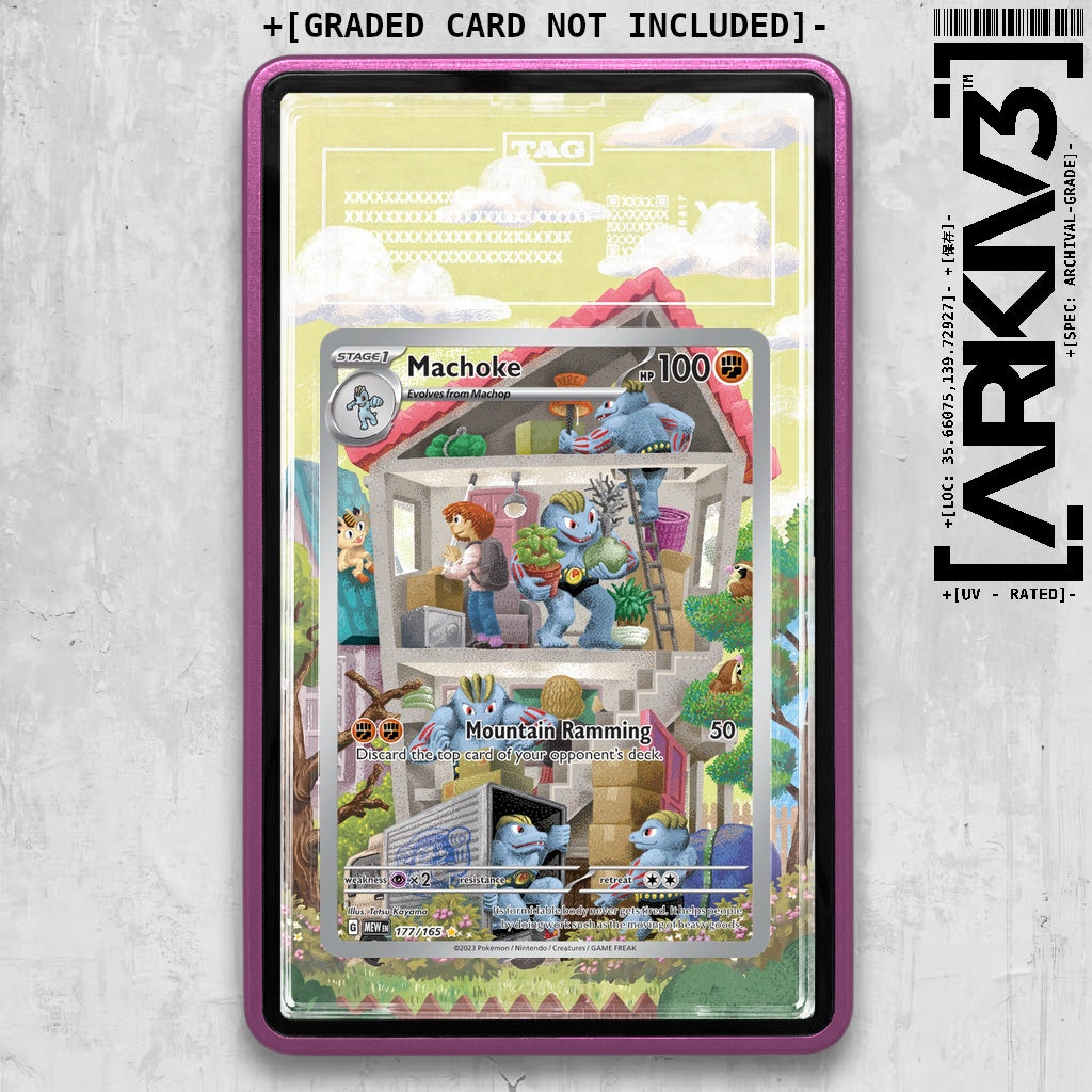 ARKIV3 TAG graded front - Purple