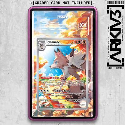 ARKIV3 TAG graded front - Purple