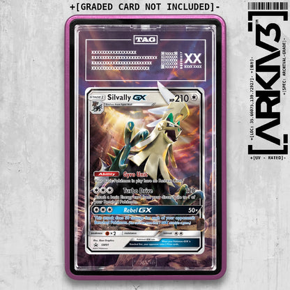ARKIV3 TAG graded front - Purple