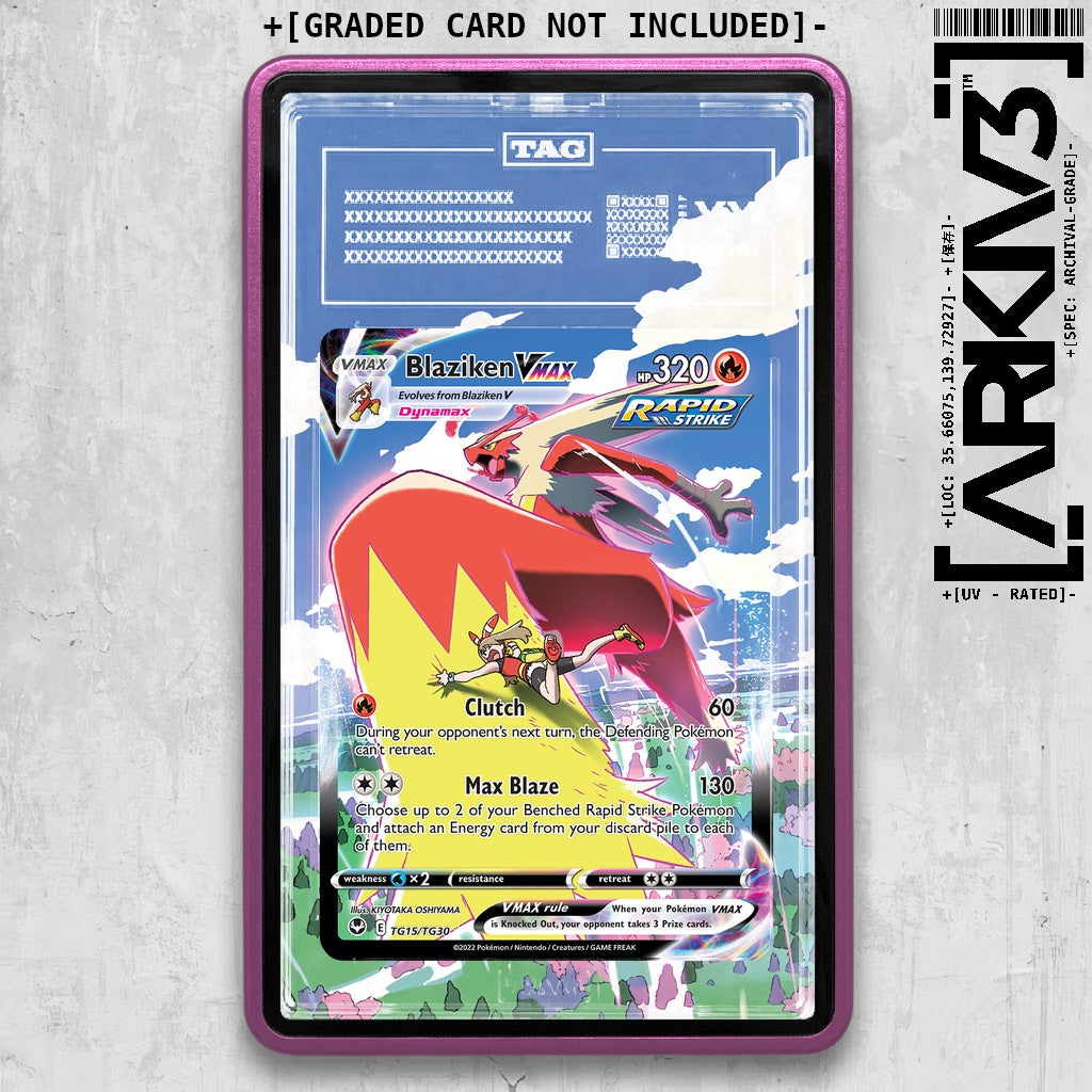 ARKIV3 TAG graded front - Purple