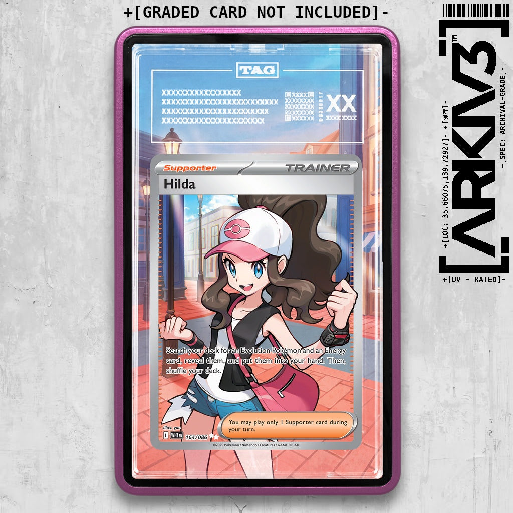 ARKIV3 TAG graded front - Purple