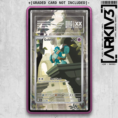 ARKIV3 TAG graded front - Purple