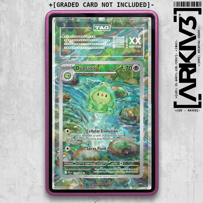 ARKIV3 TAG graded front - Purple