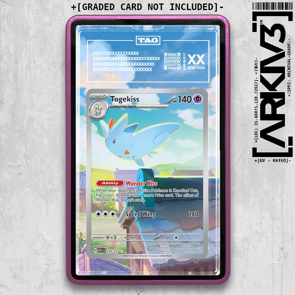 ARKIV3 TAG graded front - Purple