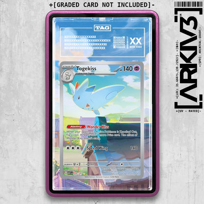 ARKIV3 TAG graded front - Purple