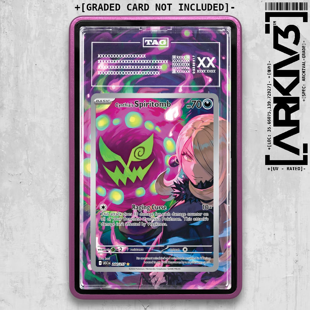 ARKIV3 TAG graded front - Purple