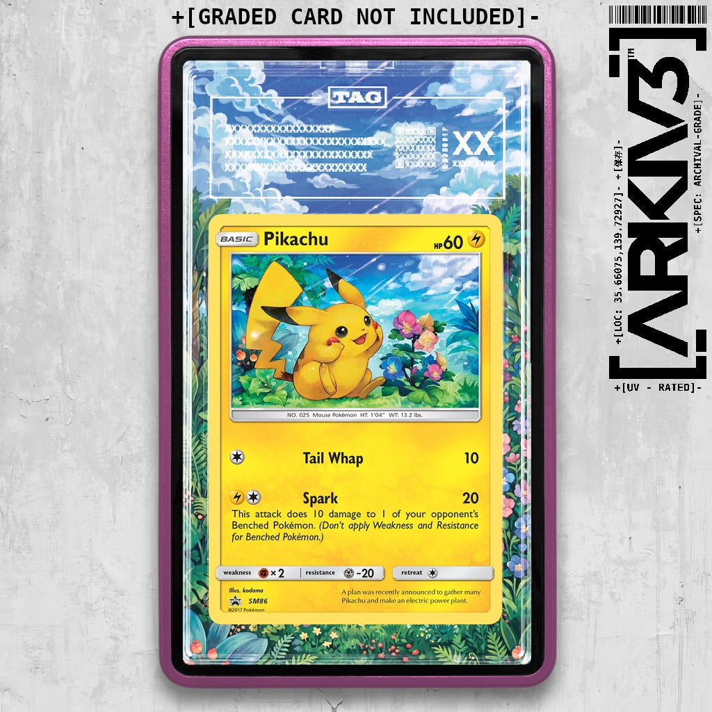 ARKIV3 TAG graded front - Purple