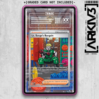 ARKIV3 TAG graded front - Purple
