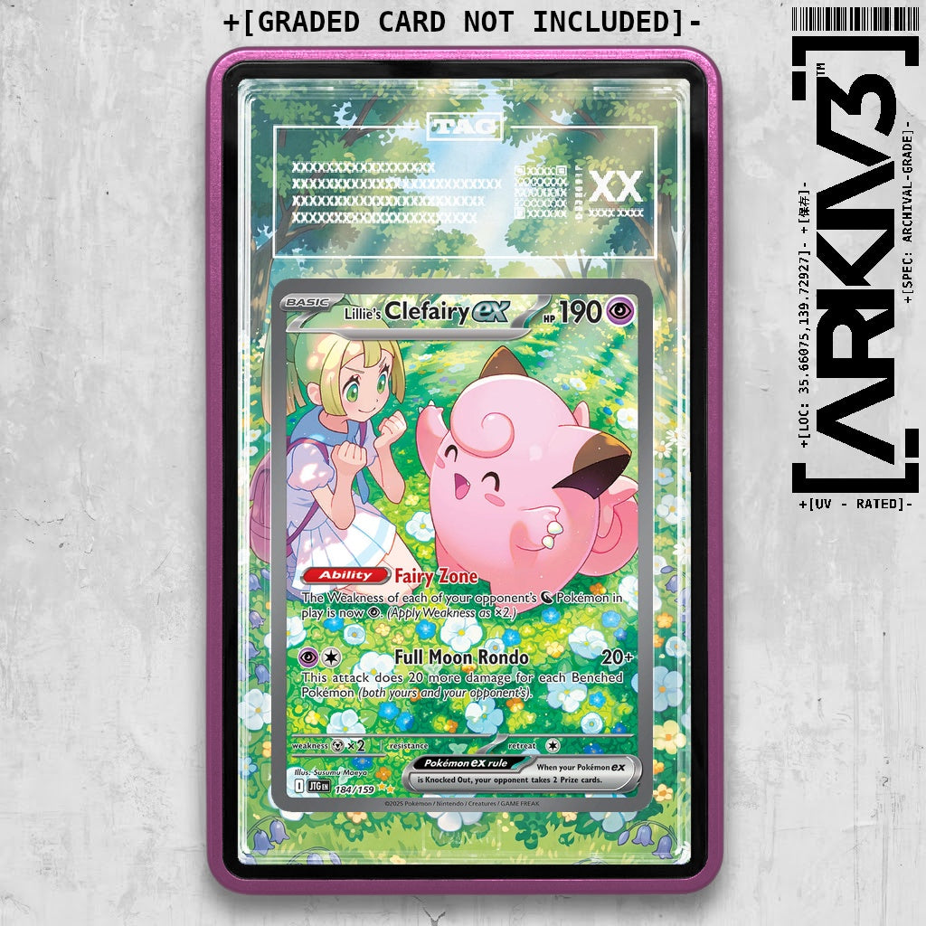 ARKIV3 TAG graded front - Purple