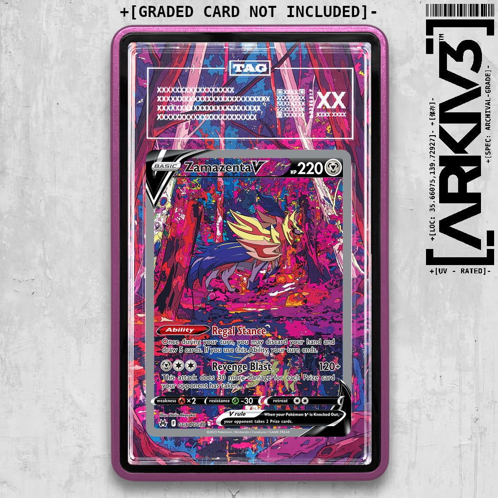 ARKIV3 TAG graded front - Purple