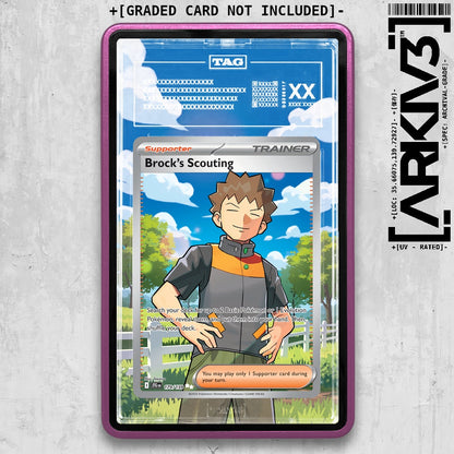 ARKIV3 TAG graded front - Purple