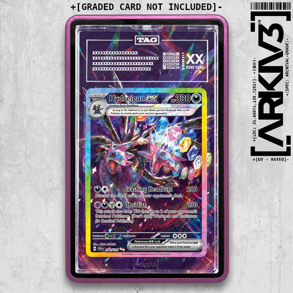 ARKIV3 TAG graded front - Purple