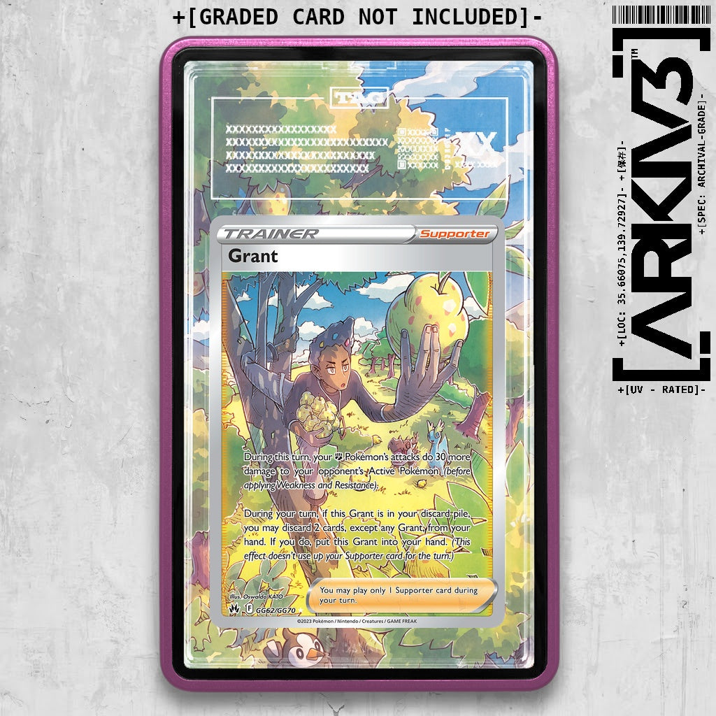 ARKIV3 TAG graded front - Purple