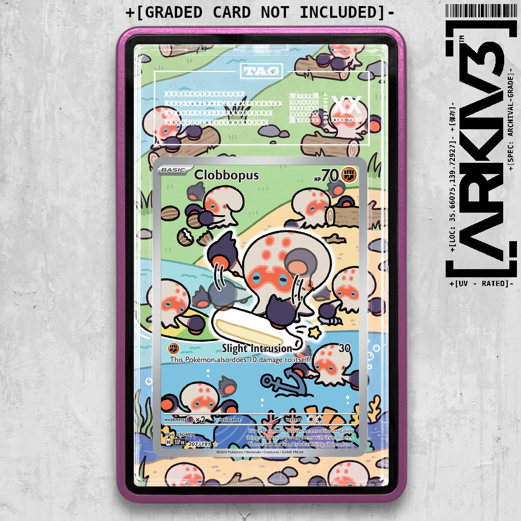 ARKIV3 TAG graded front - Purple